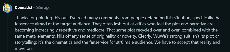 xWuuupax's tweet photo. >it's the cinematics and the fanservice for the str8 male audience 
You forgot to attach the gigachad image. https://t.co/sJuyzX3DXs