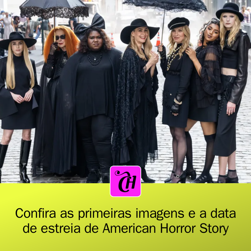 CAPRICHO's tweet photo. 🚨✨ As bruxas estão de volta! A 13ª temporada de American Horror Story estreia em 24 de setembro e promete trazer de volta o amável Coven! Confira as primeiras imagens dos bastidores e prepare-se para o retorno do elenco original! #AHS #Coven #Bruxas
https://t.co/6sMTKvI5Pu https://t.co/GuarjwLRrU