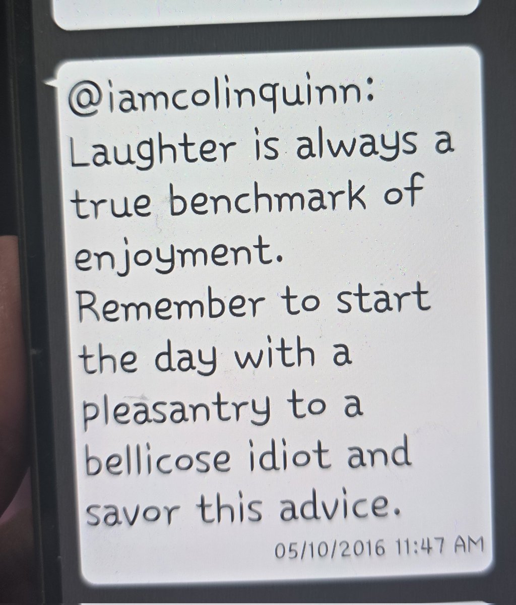 pwroflov's tweet photo. I found an old phone of mine, went through it &amp; found gold. 
10th of many @iamcolinquinn

#MTGA Make Twitter Great Again 
*Sorry about the font. https://t.co/cvhHgyC8GJ