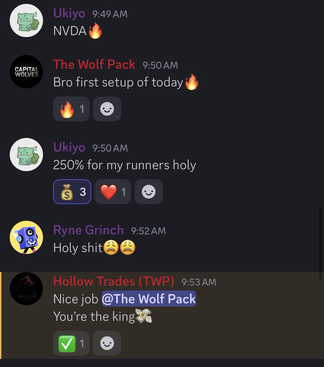 wolvesinprofit's tweet photo. Still early. Still growing. Still stacking wins
If you want to grow with us
join the Discord👇
https://t.co/cusBXqYjUr https://t.co/iDiYSng1K6