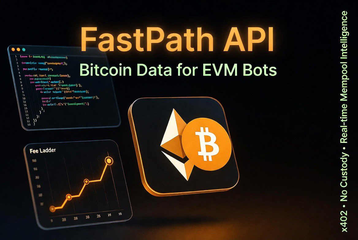 NativeLinkBTC's tweet photo. Give your autonomous agents a native way to query Bitcoin mempool data, calculate RBF plans, and check block height statelessly. They pay fractions of a cent automatically on Base,Polygon or Arbitrum USDC with zero API keys.

https://t.co/KQRBqLdW4U https://t.co/nMexkg2gUN