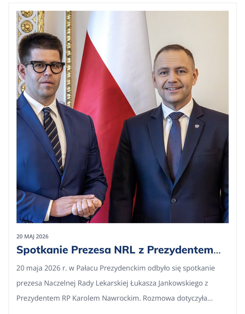 _szok's tweet photo. @kar__ol @PatrykSlowik @jack__sparrow5 @GiertychRoman Słowik jakby celowo nie adresuje wspomnianego w poście Prezesa, jako argument podaje wiceprezesa NIL, których swoją drogą  jest trzech. Na zdjęciu wspomniany prezes, dzień przed  najważniejszym wydarzeniem samorządu lekarskiego jakim jest Krajowy Zjazd Lekarzy. Pozdrawiam, łeb. https://t.co/NzGX9J1XpX