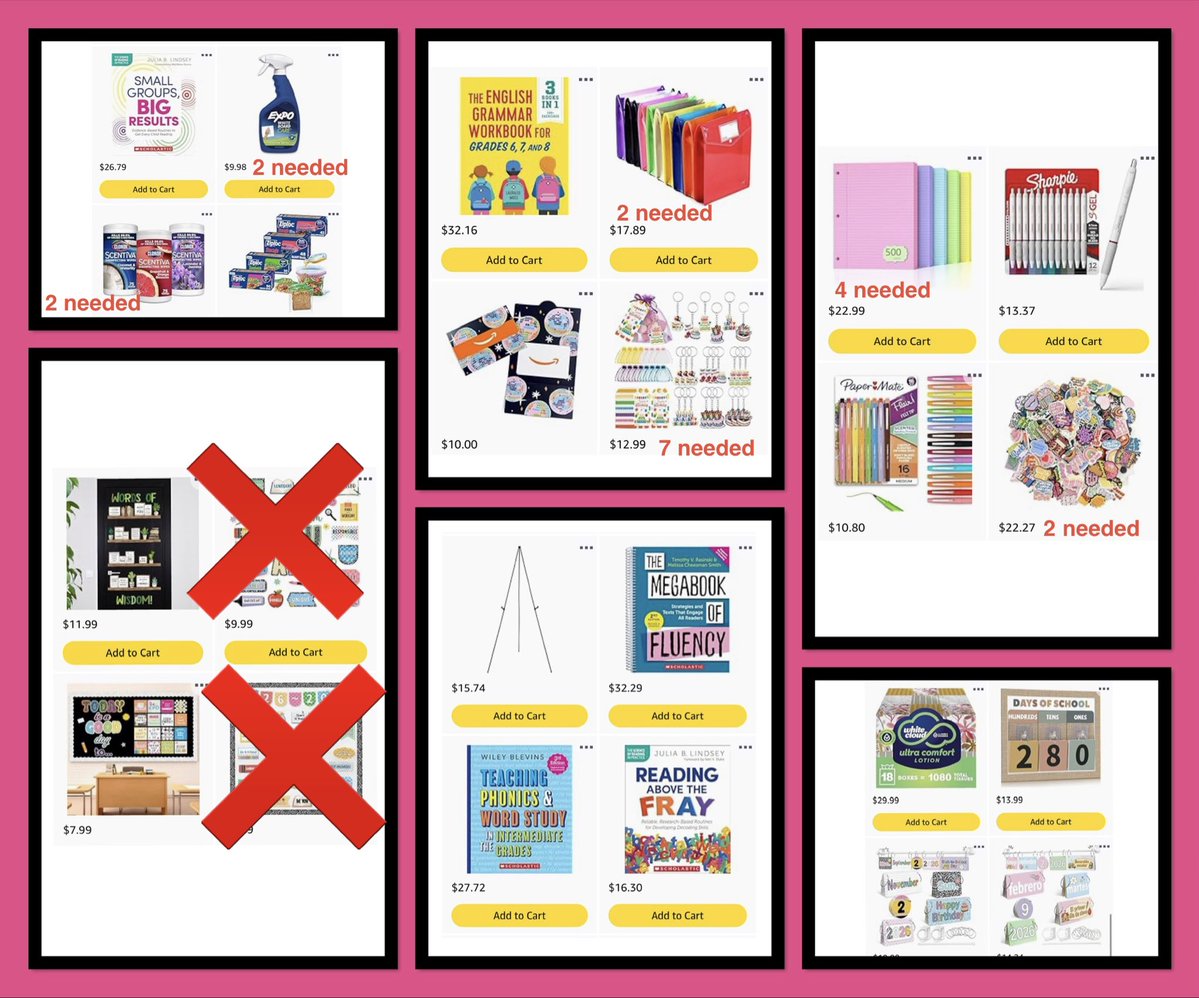 MzSLN257's tweet photo. @MrsDSpEd @mrsgannon96 Thank you for the share space!  These will be the only items I need this year!  Any help is appreciated! https://t.co/XbWVITqNqh https://t.co/0j2GF6fQ3k