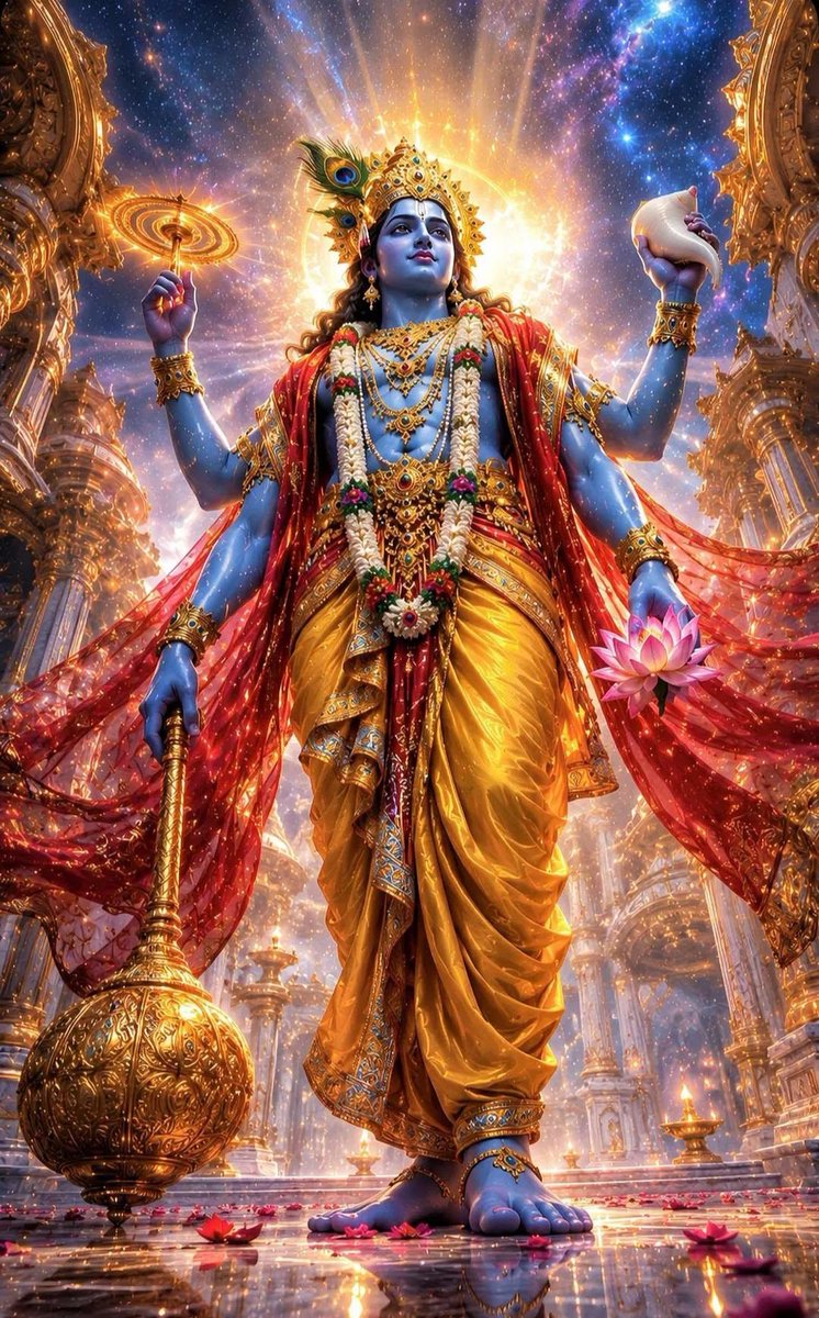 Bhgawad_Gita's tweet photo. I come not to disturb the world, but to return it to balance when evil crosses its limit https://t.co/pmipNbHPKi