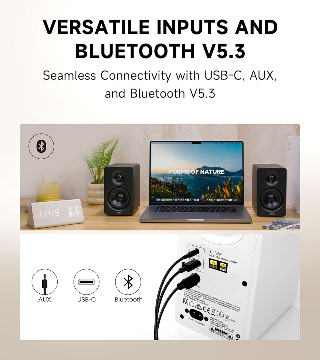 SlashByteTech's tweet photo. Featuring exceptional sound quality and a compact design, upgrade your sound experience with the Edifier M60 Multimedia Speakers.  

On sale now: https://t.co/0WcMqsIbyq 

#TechDeals #Art #Music #Tech #Computing #TV https://t.co/CnkFQaFyE4