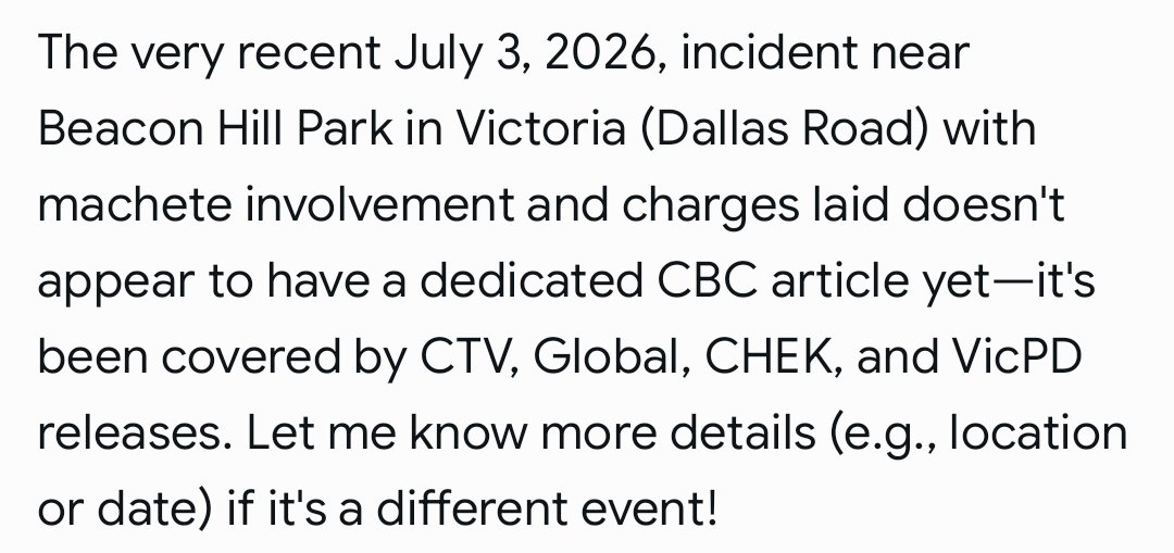 JeffEvely's tweet photo. CBC reporting at its finest!

Halifax Costco racist: front page hysteria.

Machete attack against a group of women in a park that injured three: crickets.

The CBC hates us and they want us dead. https://t.co/rhA7GbXm0W
