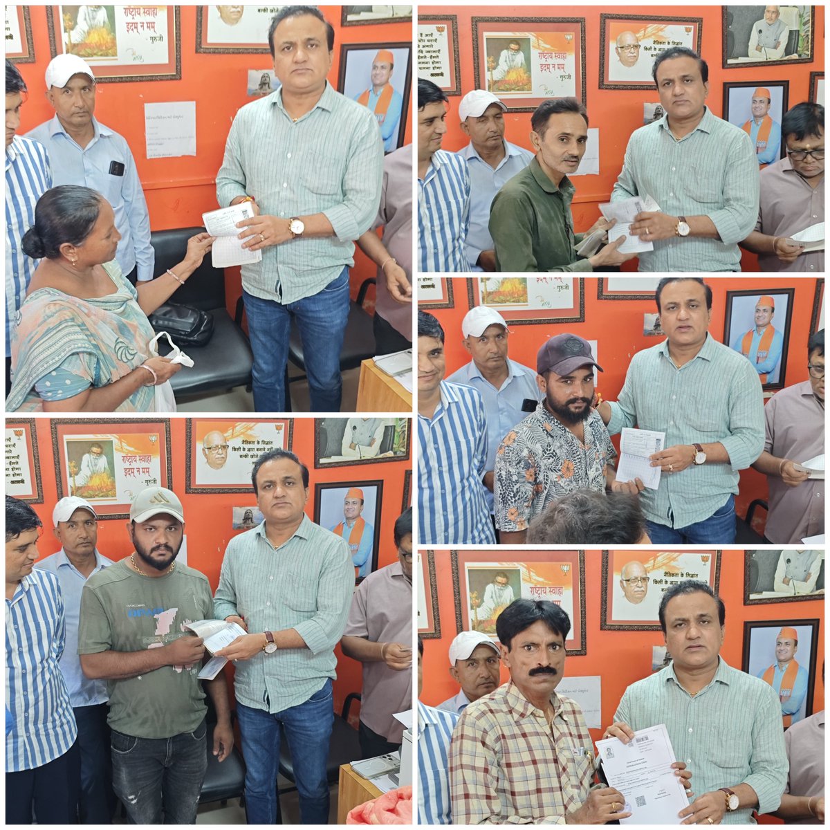 MansinghP_BJP's tweet photo. "સૌનો સાથ, સૌનો વિકાસ, સૌનો વિશ્વાસ અને સૌનો પ્રયાસ" ના મંત્રને સાર્થક કરતું વેરાવળ ખાતે અવિરત જનસેવા કાર્ય.વેરાવળ મુકામે કાર્યરત મારા જનસંપર્ક કાર્યાલય ખાતે દરરોજ છેવાડાના માનવી સુધી સરકારશ્રીની વિવિધ કલ્યાણકારી યોજનાઓ પહોંચાડવાનું સેવાકાર્ય અવિરત ચાલી રહ્યું છે. https://t.co/0BDPLKZELu