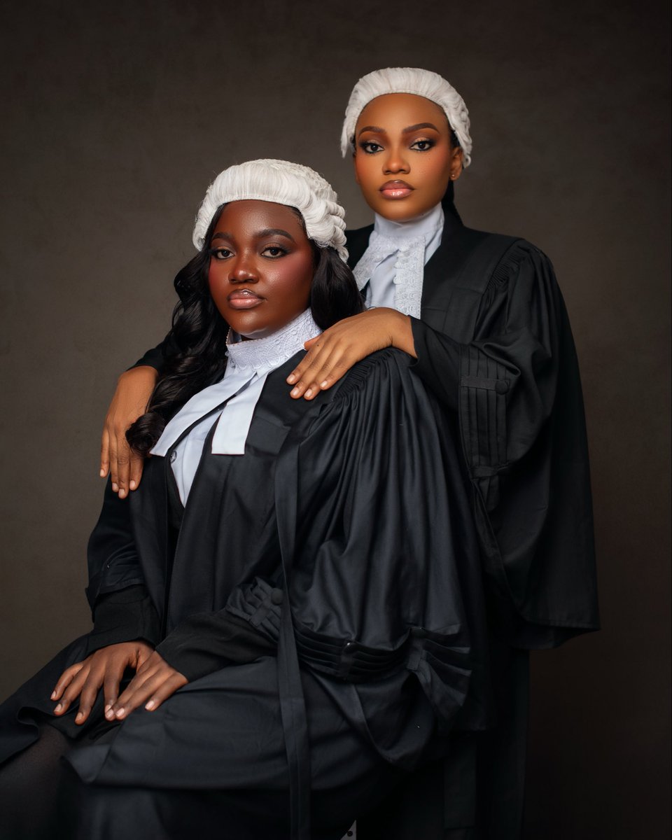 Olaidemiii's tweet photo. My sister by blood, my colleague by call.
Today, my baby sister joined me at the bar, not the type with loud music and drinks but the type that requires years of hardwork, dedication and commitment. We have prayed for this day and guess who is taking all the glory, Jesus. https://t.co/1tGtW8ETms