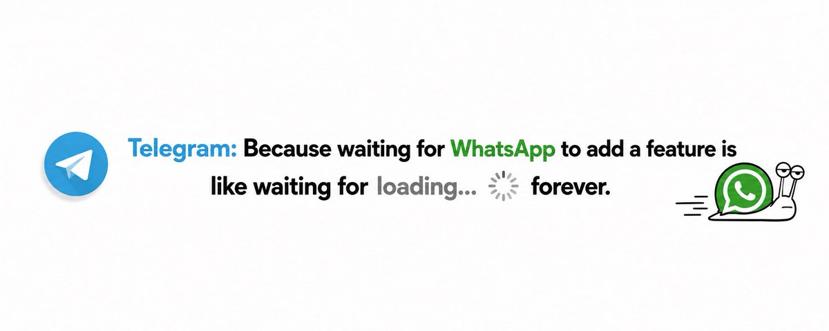 adtymlh's tweet photo. @telegram Adding new features everyweek v/s Adding features every year (which were there in telegram in 2010s🥱) https://t.co/2Z3AjGWN3n