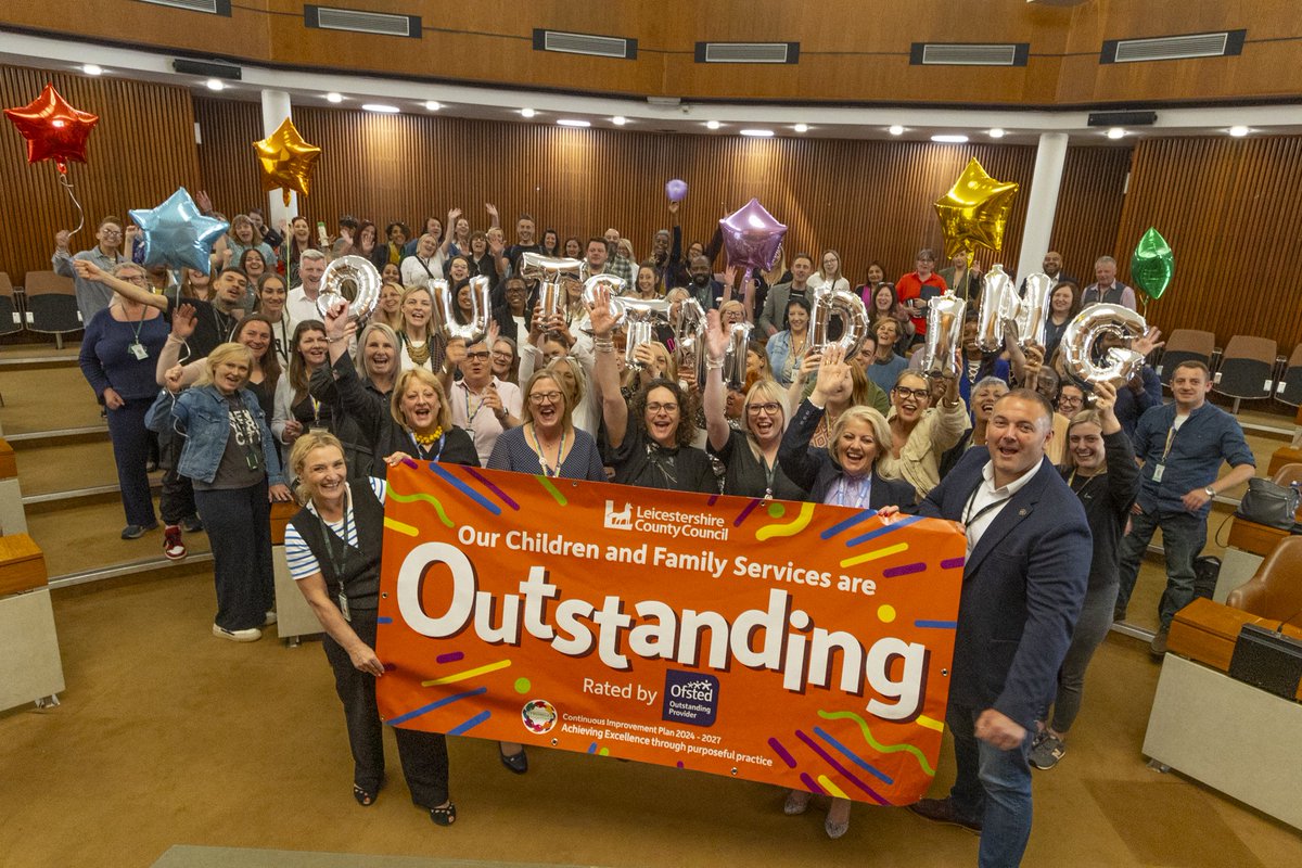CllrDTaylor's tweet photo. So proud of the whole team! What a special day 👏

Just over 2 years ago we were delighted to share that Ofsted had rated us ‘Outstanding’. 

From ‘Requires Improvement’ when I took over as lead in July 2020, to Outstanding in just 4 years. What a journey! 🙌
#children https://t.co/EcyuQ4NQkG