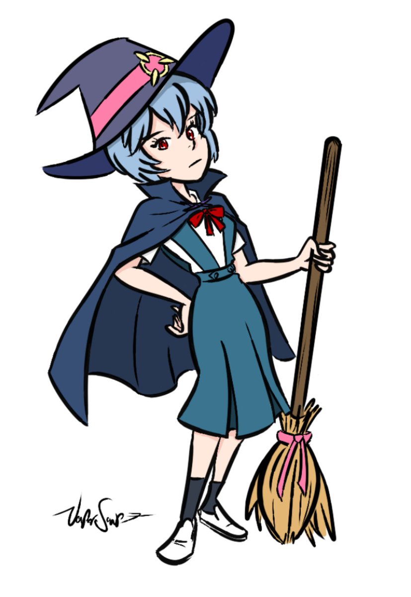 rei ayanami commission i did for @GCCC1986 evangelion x bewitched