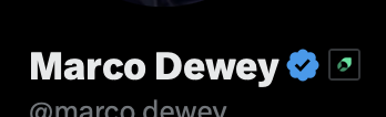 Marco Dewey tweet media