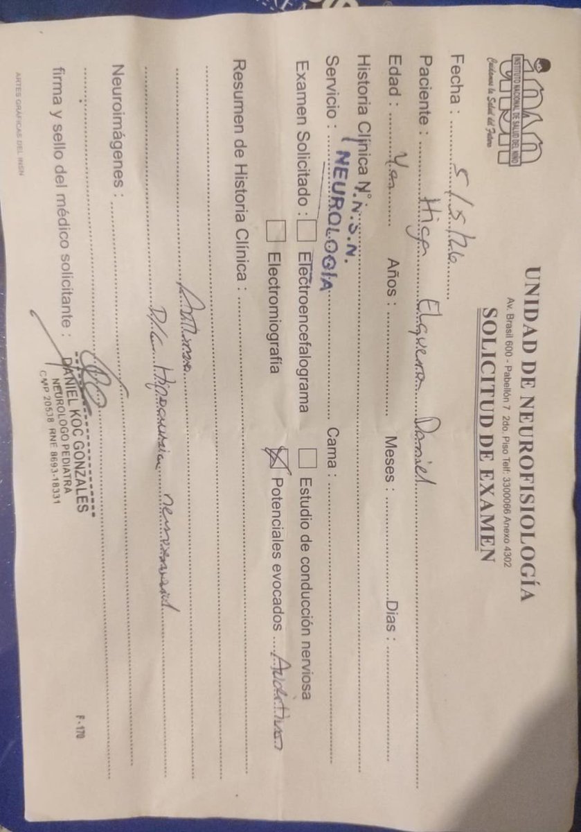 Mamicurista's tweet photo. Amigxs la maquina del hospital del niño está malograda y tengo que hacerle unos exámenes auditivos para Teruji de forma particular por su TEA 🧩💙 por favor ayúdenme con un RT & ❤️
Salen bien servidas, escríbanme al 912437632 para más información, estamos en Surquillo. #prosalud https://t.co/3jmgiebyCt