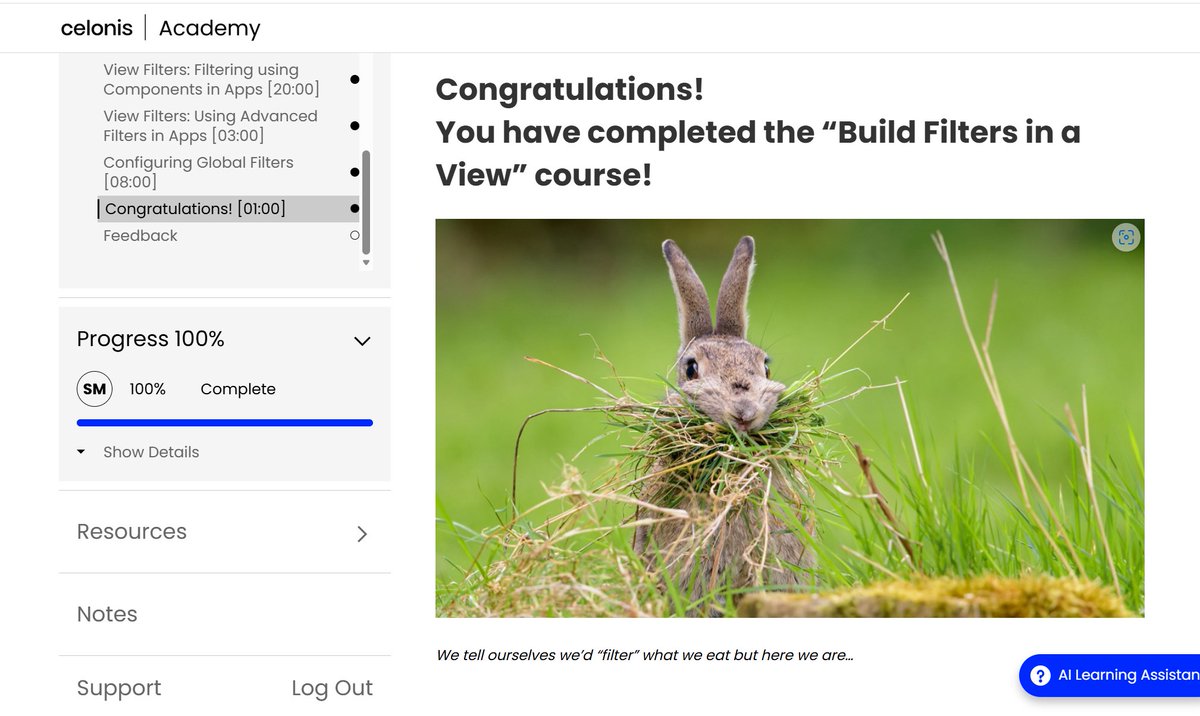 MahurShrey15863's tweet photo. Completed @celonis Process Mining Fundamentals
A solid introduction to process mining and how data can uncover real business bottlenecks.
Looking forward to applying these concepts in the #SummerAnalytics2026 capstone project.
#Celonis #ProcessMining #BuildInPublic @cnaiitg https://t.co/7e52EXNORm