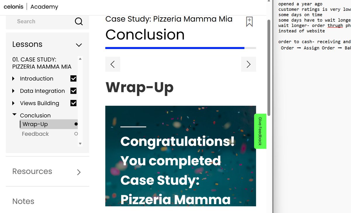 MahurShrey15863's tweet photo. Completed @celonis Process Mining Fundamentals
A solid introduction to process mining and how data can uncover real business bottlenecks.
Looking forward to applying these concepts in the #SummerAnalytics2026 capstone project.
#Celonis #ProcessMining #BuildInPublic @cnaiitg https://t.co/7e52EXNORm