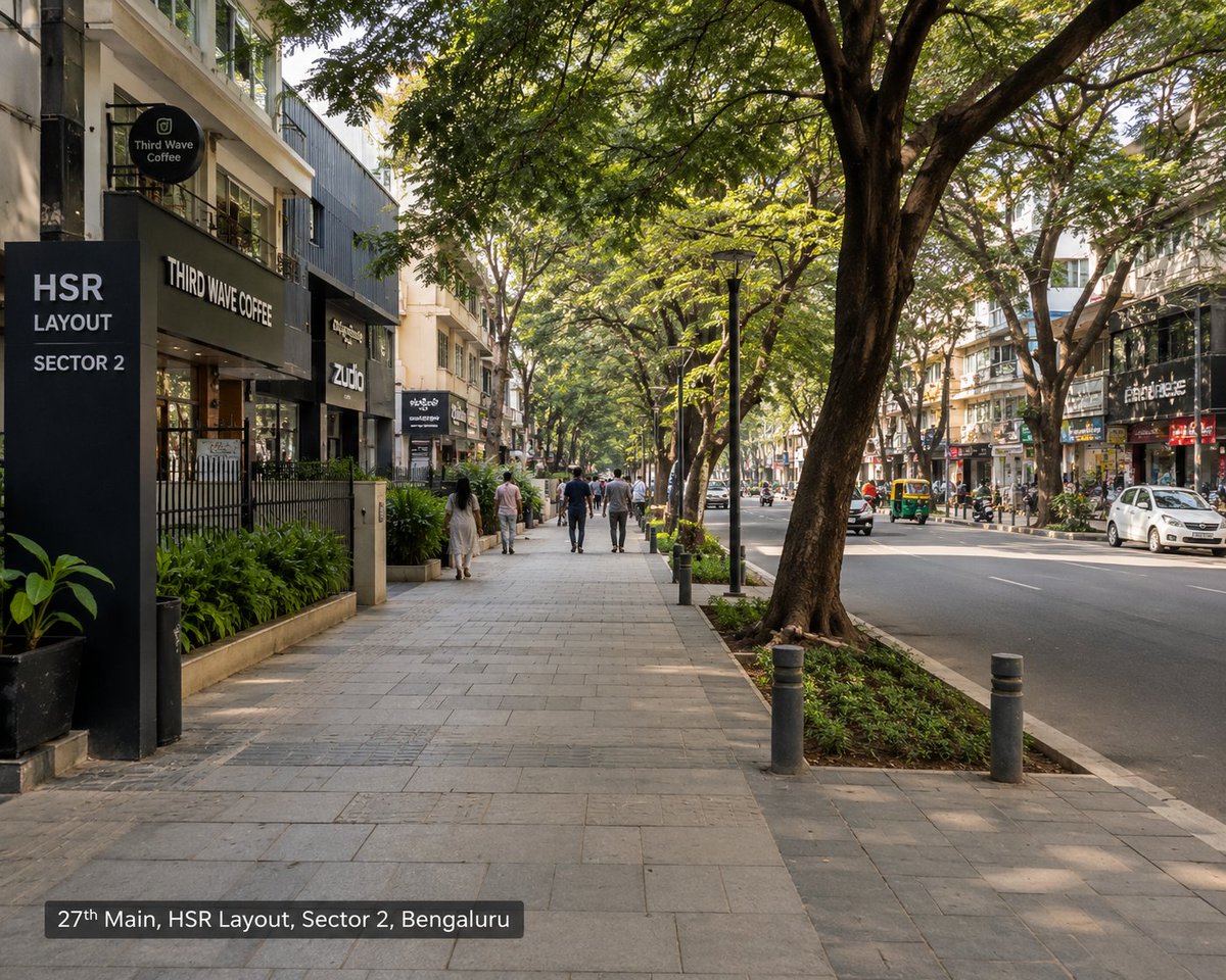 sudhakar10's tweet photo. Bangalore's moment will truly arrive, the day @DKShivakumar and @krishnabgowda announce a major investment to build pedestrian friendly streets or inauguate a project to this effect. It will be a landmark decision not for anything but the kind of real joy it will bring among millions of people who simply want safe, walkable, and livable neighbourhoods. Of so many projects on flyovers and tunnels, I'm sure a few can be dedicated for designer footpaths and walkable streets.
I don't think the day is too far with the way both the Ministers have shown their intentions from day one. May God give them more strength!!!