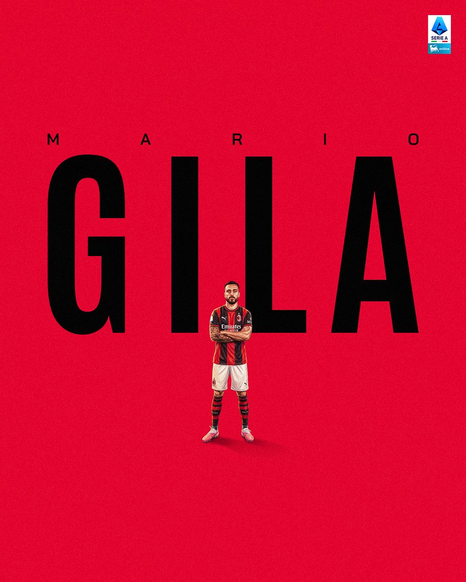 SerieA's tweet photo. 🧱 Gila è Rossonero ✍️ https://t.co/z5hrlGnSNc