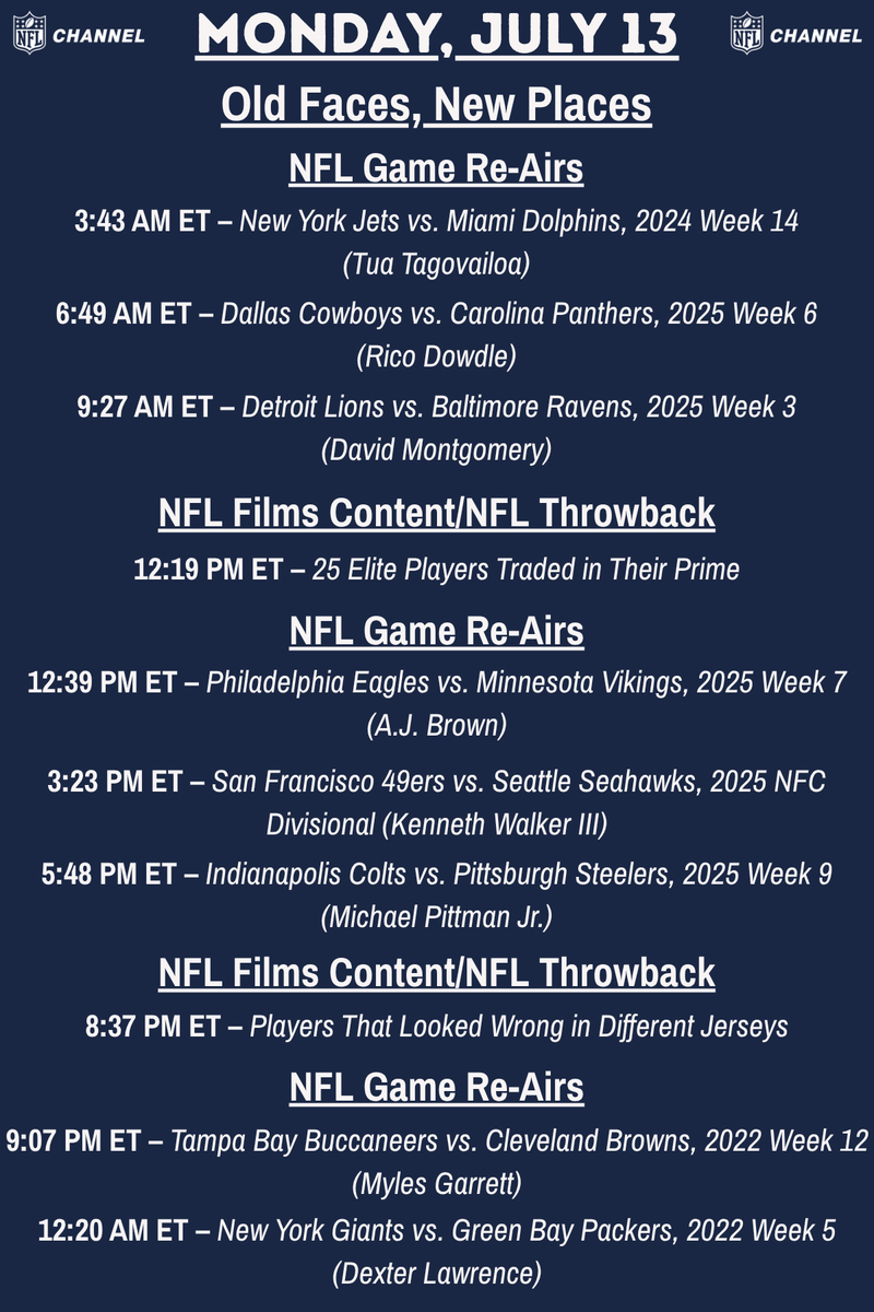 NFL Media tweet media