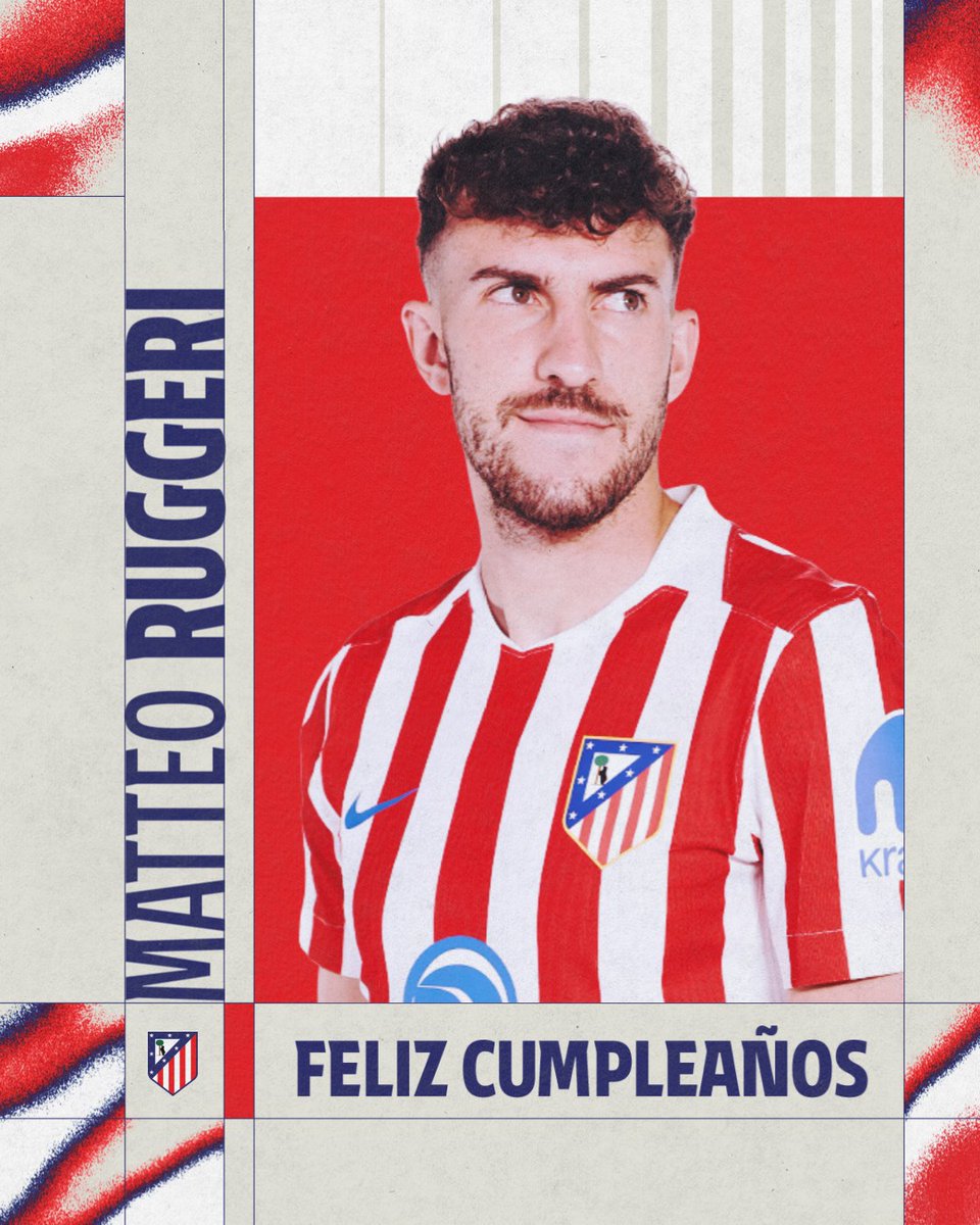 Atleti's tweet photo. 🇮🇹 Buon compleanno, Matteo 🎂 https://t.co/xMugonMZZG