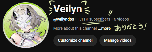 Veilyndps's tweet photo. ありがとう!

Thank you so much for the 1K Subscribers before the debut my little foxicles 💚

I appreciate everyone's support and I hope you come and enjoy COALESCE'S Debut Tomorrow! https://t.co/oBYJFFN207