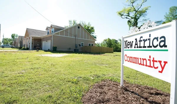 PecanC8's tweet photo. Little Rock, AR has a Muslim-led housing development called 'New Africa' by the Islamic Center for Human Excellence.

The plan is for 22 homes, 2 mosques, Islamic school/educational building, health clinic, with future expansion.

Buyers must sign a 'Bill of Assurance' stating it's for an Islamic community following Quranic guidelines.

In America ... Thoughts?