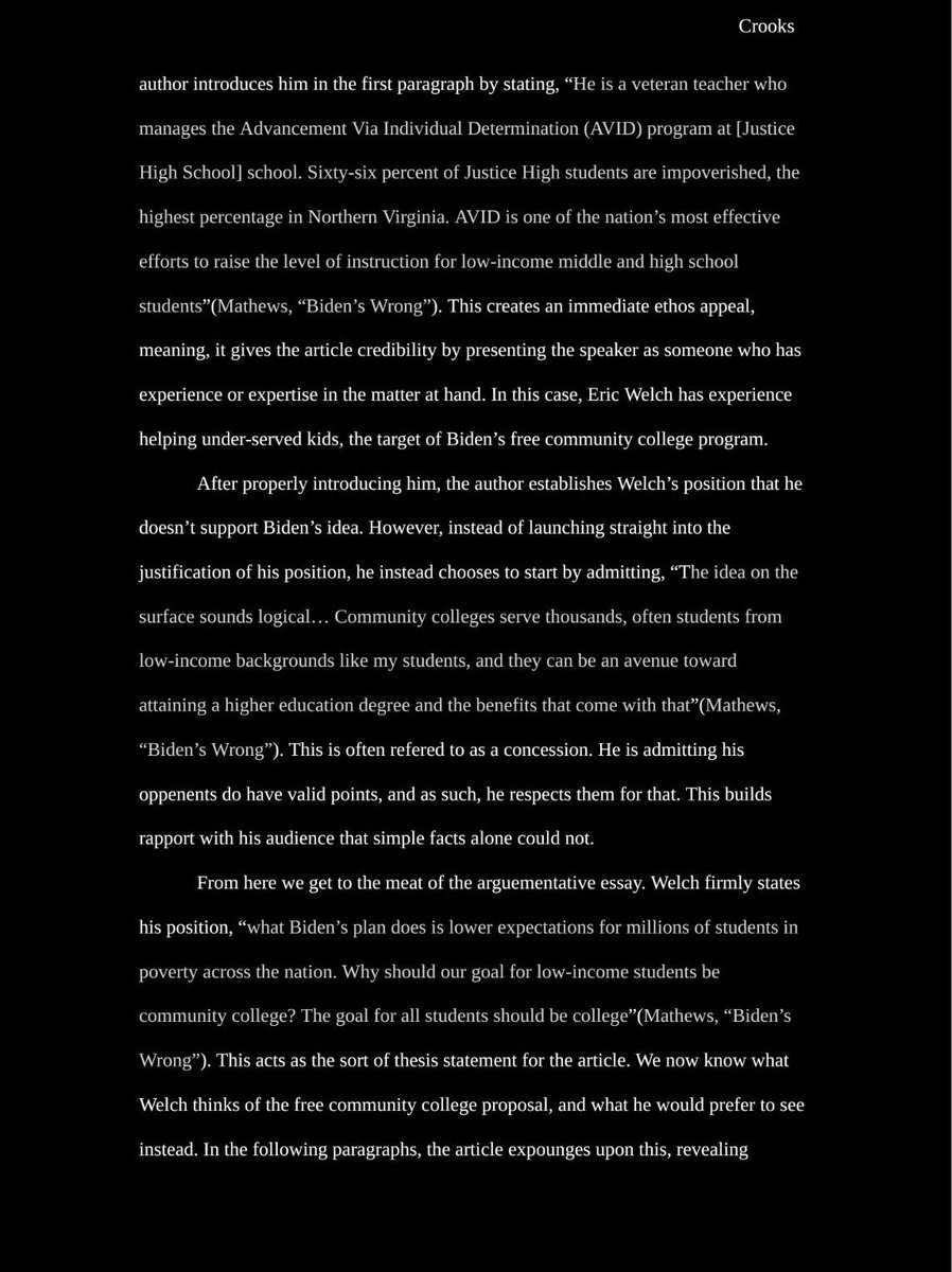InWonderland422's tweet photo. Another #thomascrooks essay "Rhetorical Analysis" 

#butlerpa #j13 #thomasmatthewcrooks https://t.co/9YhqSwS3hp