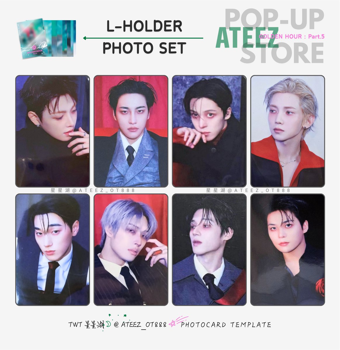 ATEEZ 🧊 GOLDEN HOUR : Part.5 POP-UP STORE ポップアップ ﹂MAGNETIC