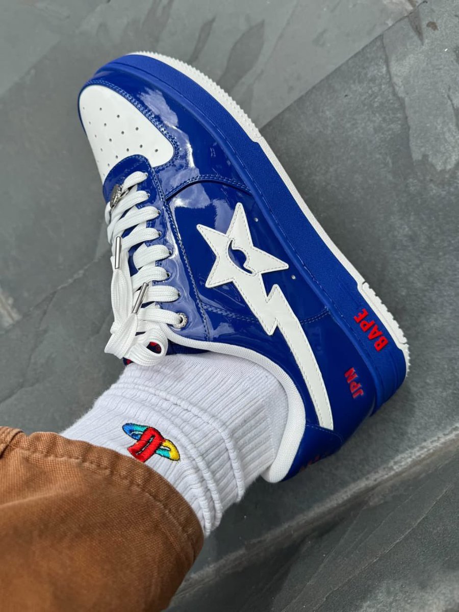 5th_legacy's tweet photo. ‼️NEW IN ‼️

COP THE BAPE x KID SUPER WORLD CUP COLLECTION "Japan" 🇯🇵
Size - | 40- 45.
N70,000

 PREMIUM QUALITY AT THE BEST PRICES. https://t.co/T08NOdM9DT