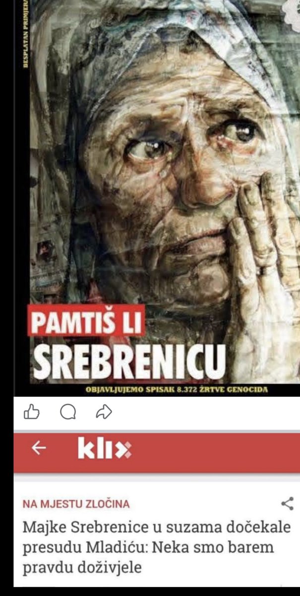 SekiRadoncic's tweet photo. Srebrenica neprebolna. Da se nikada ne zaboravi. Da zlocinci nikada mirno ne spavaju. https://t.co/zpthVtOPBz