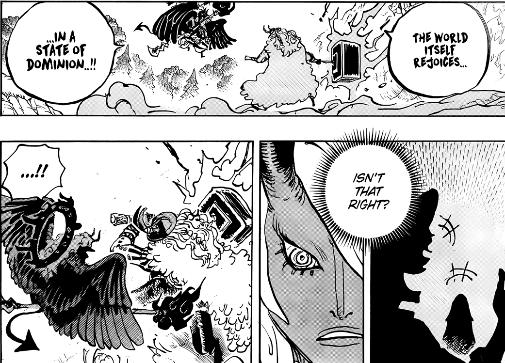 MoumaneO2's tweet photo. #ONEPIECE1188 Discussion : 

Imu did not personally kill Joy Boy during the Void Century. Instead, the two likely fought in an epic clash that ended in a draw or stalemate, with something else, such as the toll of the broader war, internal betrayal, or a prophetic sacrifice which ultimately caused Joy Boy’s death. This is supported by Imu’s lines about Joyboy in this last chapter, which reveals deep personal familiarity and respect for Joy Boy’s unbreakable strength, rather than the words of someone who casually defeated him. It aligns with the Chapter 1181 flashback showing Imu and Joy Boy once laughing together as they debated peace and ideals ''freedom vs. dominance'', hinting at a tragic former bond that makes a simple “Imu kills Joy Boy” outcome feel too straightforward.​​​​​​​​​​​​​​​​​​​​​​​​​​​​​​​​​​​​​​​​​​​​​​​​​​ 

What do you think caused Joyboy's death ?