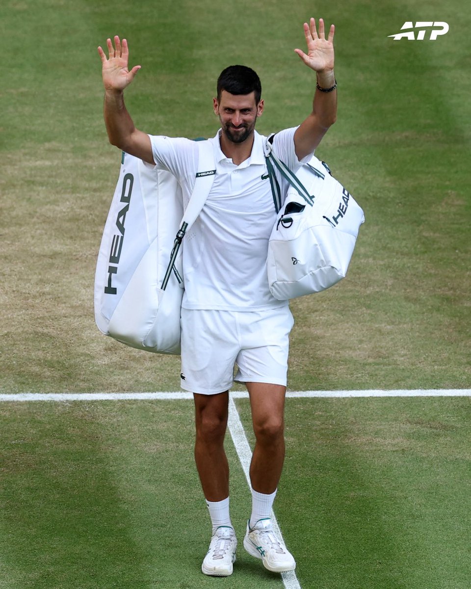 atptour's tweet photo. Always a pleasure to watch you grace the grass 🫶 @DjokerNole 

#Wimbledon https://t.co/AGg1zG9w00