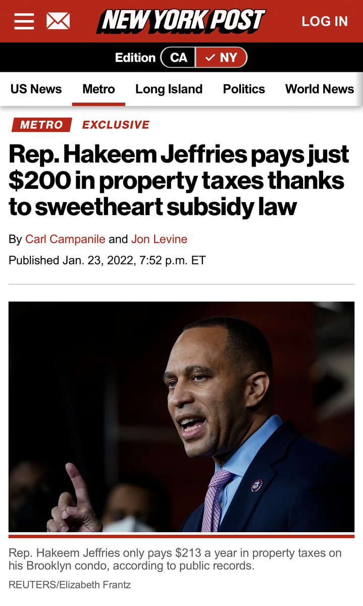 F0XYOU's tweet photo. @RepJeffries Someone isn’t paying their “fair share.” https://t.co/mNVYDmUM8o