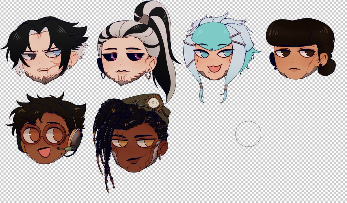IronicOrange's tweet photo. i decided to change their faces to make em much more cuter methinks https://t.co/108XoLWcAr
