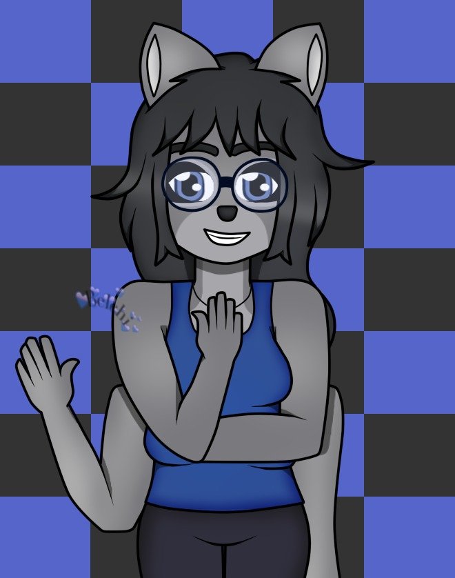 BelchiFo's tweet photo. 4th Artfight Attack for @/Foxtrot68 💙👓

#artfight2026ㅤ https://t.co/lHuIq964Sg