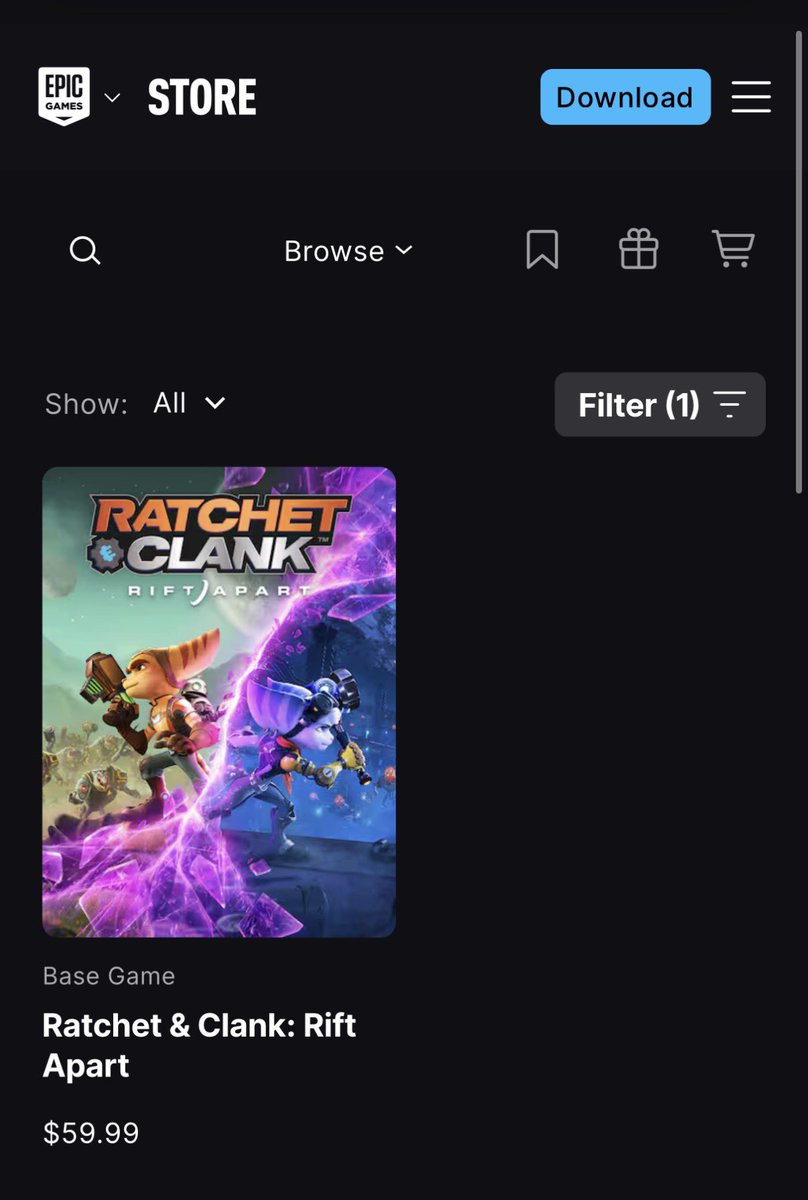 RnCxFortnite's tweet photo. “If it's on the Epic Games Store, it runs a chance of being in Fortnite” https://t.co/QCNue1Qex1