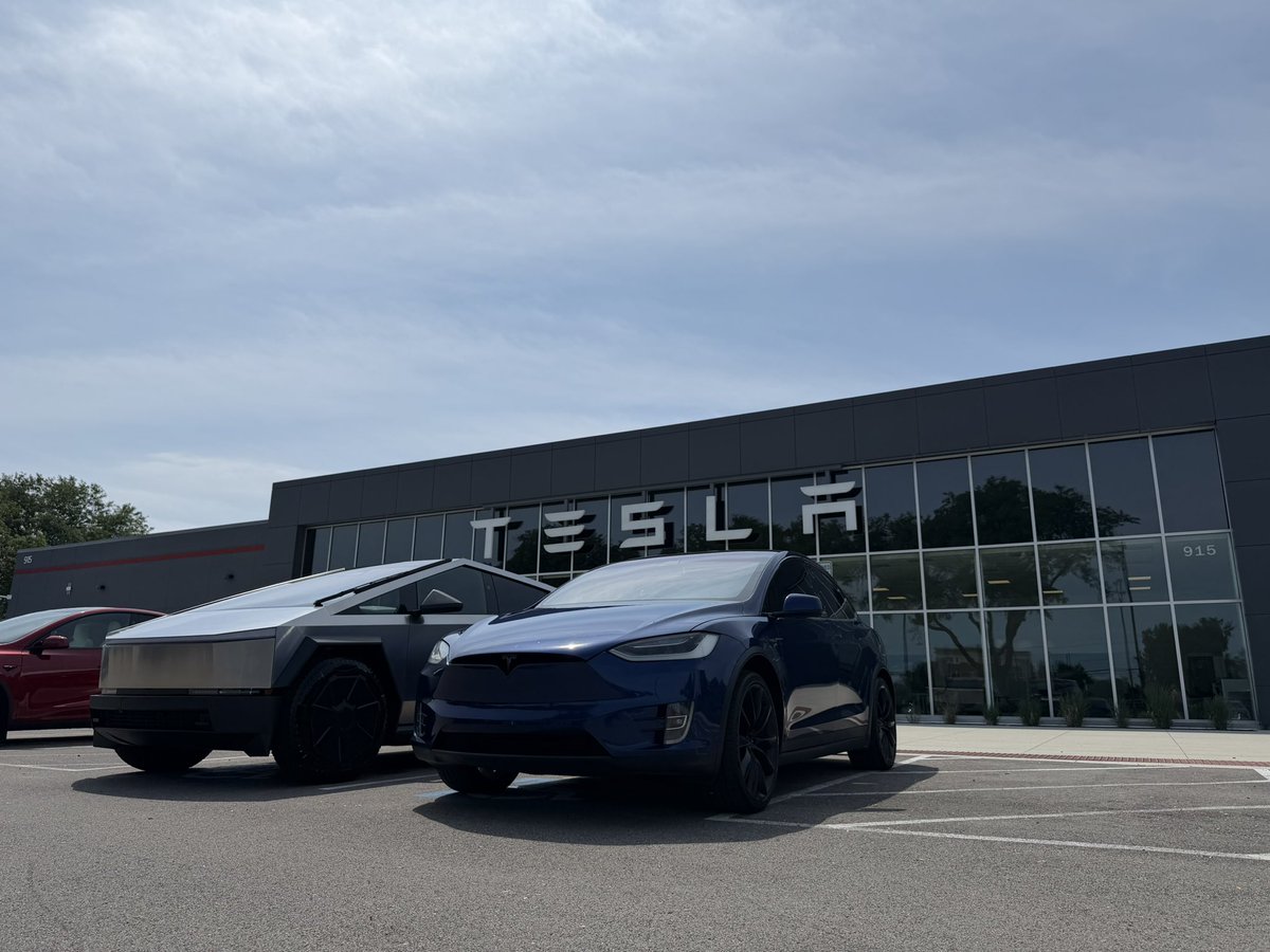 PatchesHQ's tweet photo. Back in 2019 when Tesla announced the Cybertruck, my wife and I were just starting to get our financial life together.
Fast forward to 2026. After years of grinding, sacrifices, and staying disciplined, we finally reached a place of financial freedom I never thought we would see. Most of the credit goes to my wife. She is the one who got us on the right path and kept us there.

Today I picked up my Cybertruck. Something I genuinely did not think would ever be possible for me and my family.
To everyone who calls it a fridge, a trash can, or not a real truck, that is cool and we can share laugh together. One thing this is not….is a political statement, never will be. For me and my family, this truck is proof that the work we put in paid off. 

Grateful does not even cover it. 📐