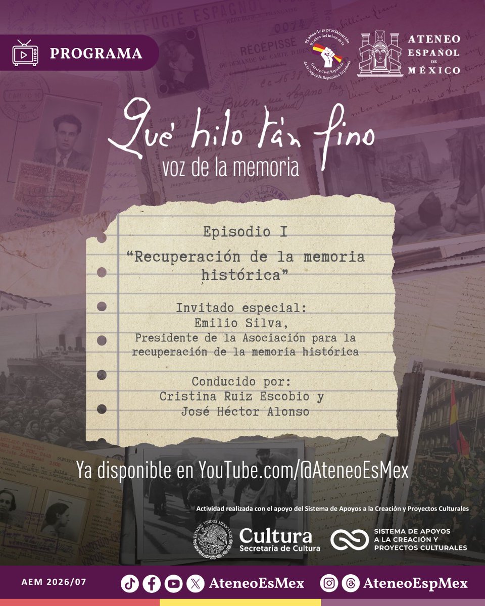 Ateneo Español de México, A.C. tweet media