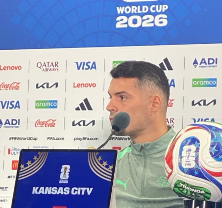 CrewsMat10's tweet photo. 🚨🗣️Granit Xhaka: “It will be hard to stop Messi for more than 90 minutes, we need to close down the spaces in front of him as fast as possible to stand a chance” https://t.co/FF7y4z7PPv