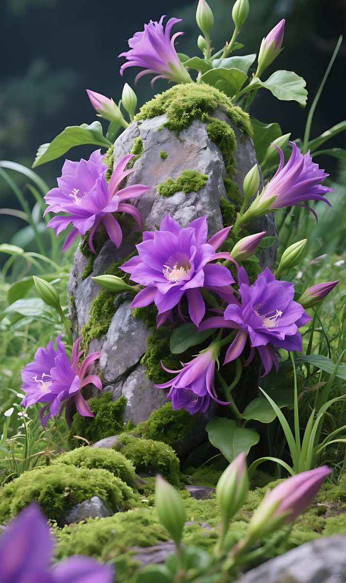 aa0921629853's tweet photo. 🌸 These purple blooms growing straight out of mossy rock are pure garden magic!
Nature’s hidden masterpiece ✨ #SecretGarden #FlowerPower https://t.co/I8y7JdvLRF