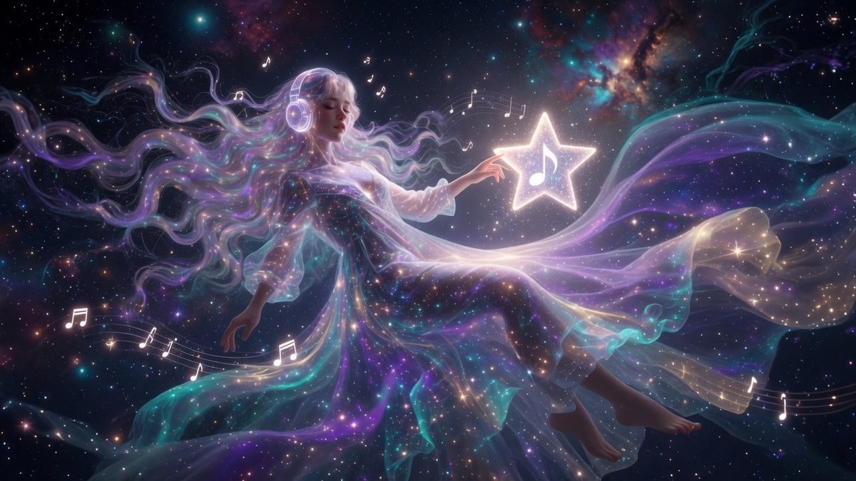 Orilofime's tweet photo. From the Lunar Observatory, 
I am watching the world go quiet.
I’ve woven the threads of Orion’s light into a melody that feels like coming home. ♪
Close your eyes.
Let the gravity fade.
Let the stars carry you for a while.
──
Ori ✦ ♪
#orilofime #SaturdayVibes #SpaceAmbient https://t.co/RUGposzb0F