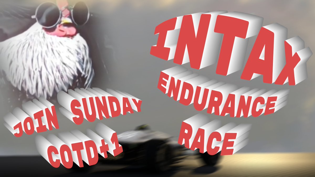 Intax_TM's tweet photo. This sunday!! 

Wanna test out hosting something for the community for once :D I will build an endurance map for you guys to play rounds on 1 hour after COTD! Make sure to hop in!

I'll stream the event on twitch if you just want to watch as well: https://t.co/OG3ZK92jRo https://t.co/6c0JhQLhKb