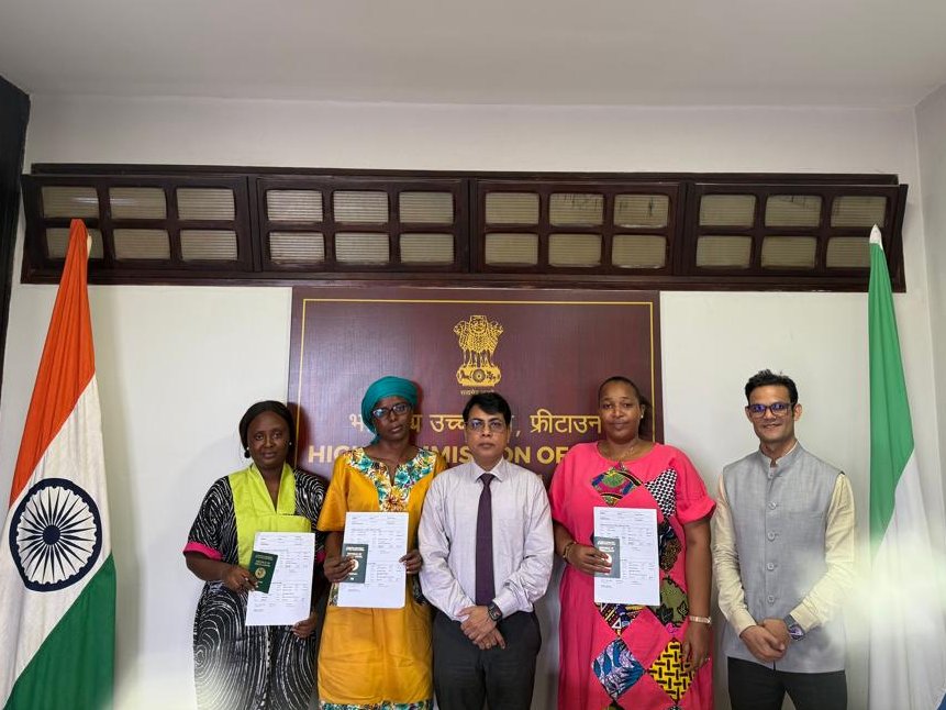 India in Sierra Leone tweet media