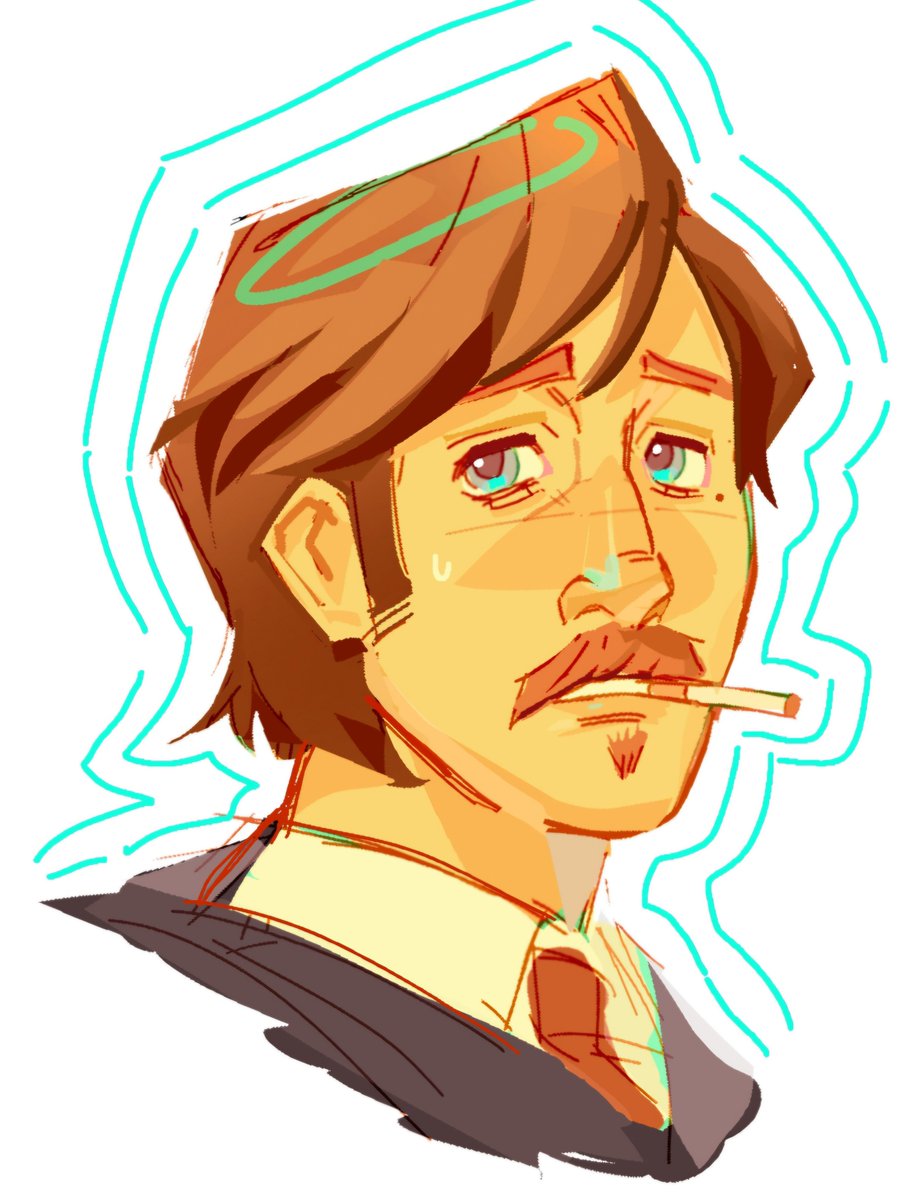 samplebizkitz's tweet photo. Had an intense urge to draw this man while i was on the plane 
#hollandmarch https://t.co/dbhkQcYCOX