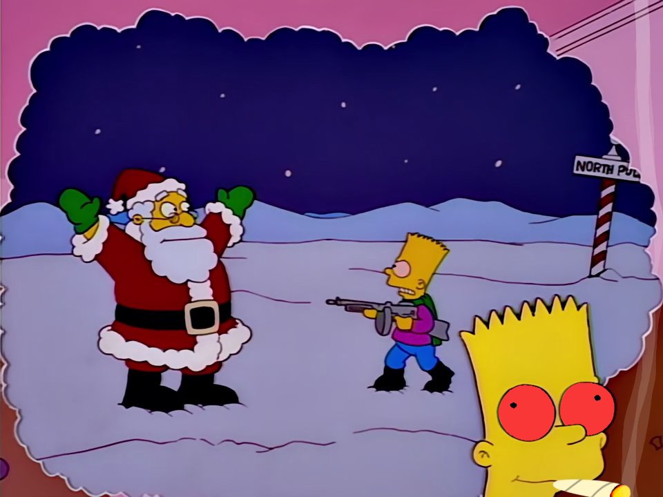 TheGrunksons's tweet photo. "Bart, are you thinking what I'm thinking?" 

"Probably not."

 "No grunk for Christmas?!" https://t.co/rgjqrS50gX