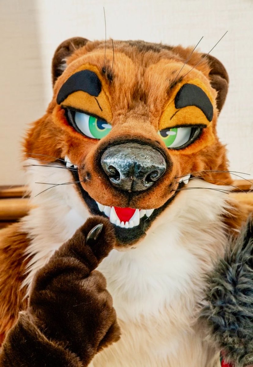 NoodleWezl's tweet photo. Looks like you’ve got his attention, now what?~ 

Happy #Fursuitfriday creatures~

👔: @MoreFurLess 
📸: @AscariHusky_ https://t.co/9caUgsJ6GH