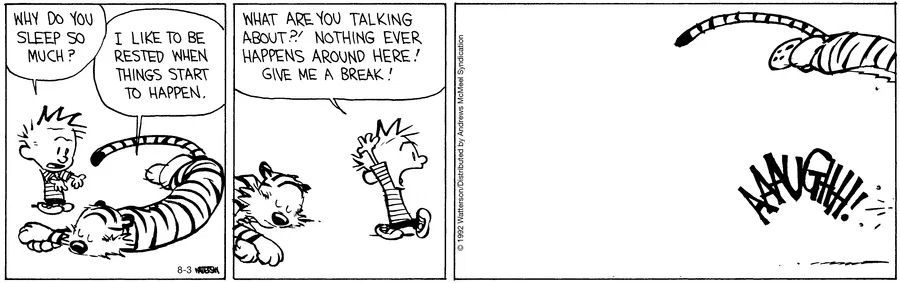 Calvinn_Hobbes's tweet photo. Never question a napping tiger.
#CalvinandHobbes #InstantKarma https://t.co/UmkJ1CgdOT