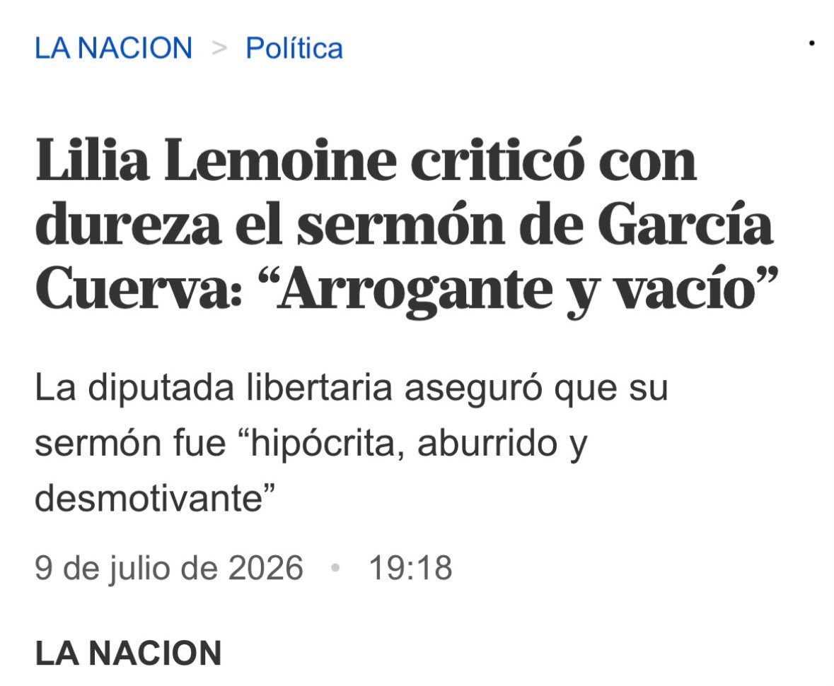 gkatopodis's tweet photo. El arzobispo García Cuerva pidió un gran "examen de conciencia" a la dirigencia y debemos estar a la altura con humildad y sin faltas de respeto.

Nos convoca a dejar de lado "la indiferencia y la insensibilidad frente a los que sufren”. Pidió "la templanza del diálogo, la justicia social y la honestidad innegociable”.

Como dijo, "los enfermos, los jubilados, los adolescentes y jóvenes víctimas del negocio de los narcotraficantes, los desocupados, las personas con discapacidad" deben ser una prioridad.

Escuchemos. Pensemos. Respetemos. Y actuemos en consecuencia. Somos una Nación que necesita de todos y todas. 

 @arzbaires
