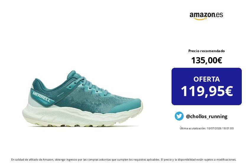 chollos_running's tweet photo. ❌ Precio recomendado: 135,00 € 
💶 OFERTA: 119,95 € (-11%)

✅ Cómpralo aquí 👉 https://t.co/6qEJ6OeAEo

Merrell Antora 4 Women's,Aqua 40.5 EU

 #zapatillasrunning #zapatillasdecorrer https://t.co/rGnCya4hoO