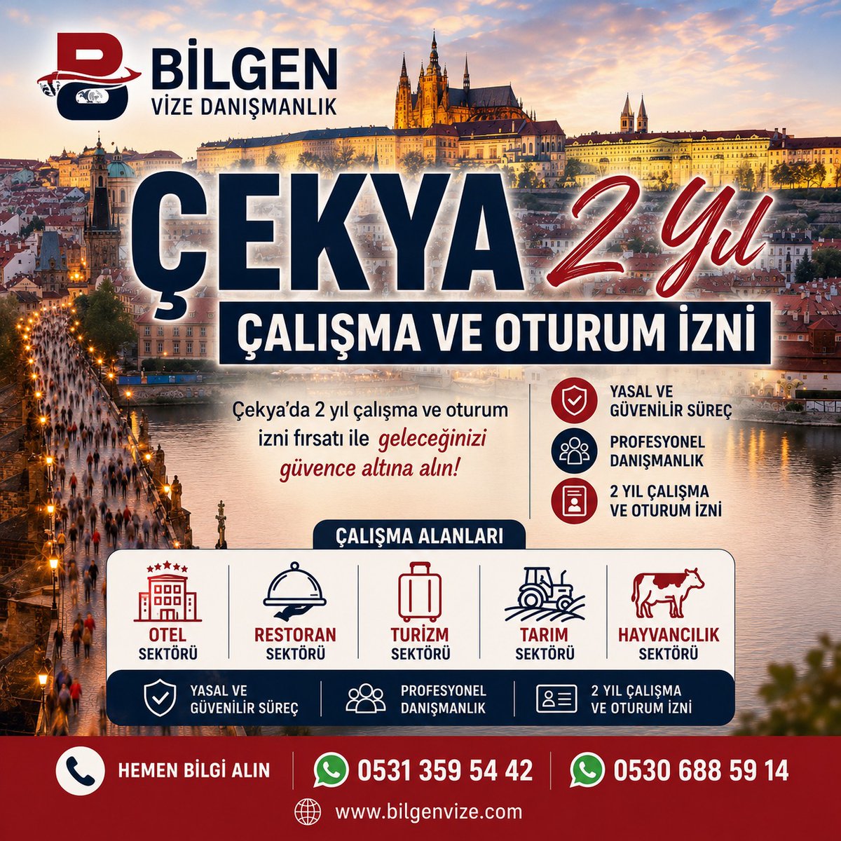 bilgenvize1's tweet photo. 🇨🇿 ÇEKYA ÇALIŞMA VİZESİ
Avrupa'da yeni bir kariyer fırsatı sizi bekliyor! 🇪🇺
Çalışma vizesi ve oturum izni süreçlerinde Bilgen Vize olarak profesyonel danışmanlık hizmeti sunuyoruz. Başvuru süreciniz boyunca şeffaf ve düzenli destek sağlıyoruz.
🌐 https://t.co/CzY4yYqqDJ⁠�
📧 Bilgi@bilgenvize.com
📩 DM ile ön başvuru yapabilirsiniz.
Hashtagler:
#BilgenVize #Çekya #Czechia #ÇalışmaVizesi #Oturmaİzni #Avrupa #YurtDışındaÇalışmak #VizeDanışmanlığı #Schengen #WorkAbroad #EuropeJobs #BilgenDanışmanlık