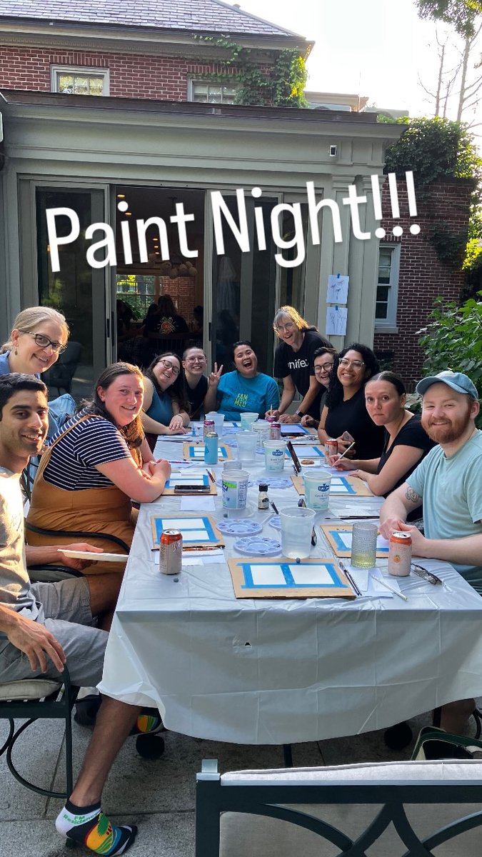 BrownFamMed's tweet photo. 🎨 Paint Night with the Brown Family Medicine residents! An evening to unwind, connect, and get creative. #BrownFamilyMedicine #FamilyMedicine https://t.co/u8cJcklENQ
